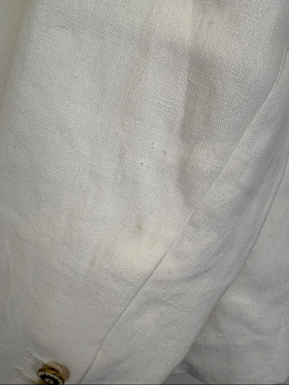 J. Crew Campbell Blazer White Linen Nautical Jacket Women's size 2